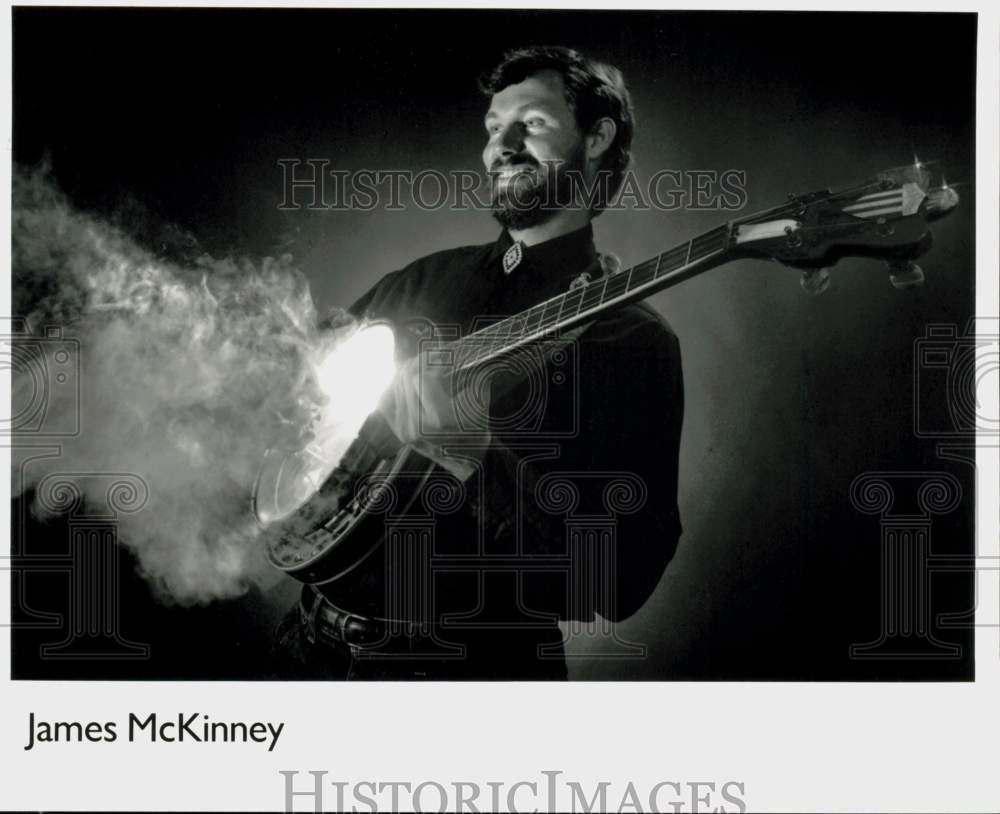 1991 Press Photo James McKinney, Bluegrass Musician - hcq44994- Historic Images