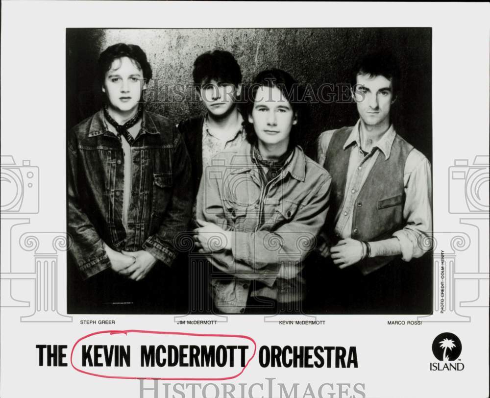 1989 Press Photo The Kevin McDermott Orchestra - hcq44997- Historic Images