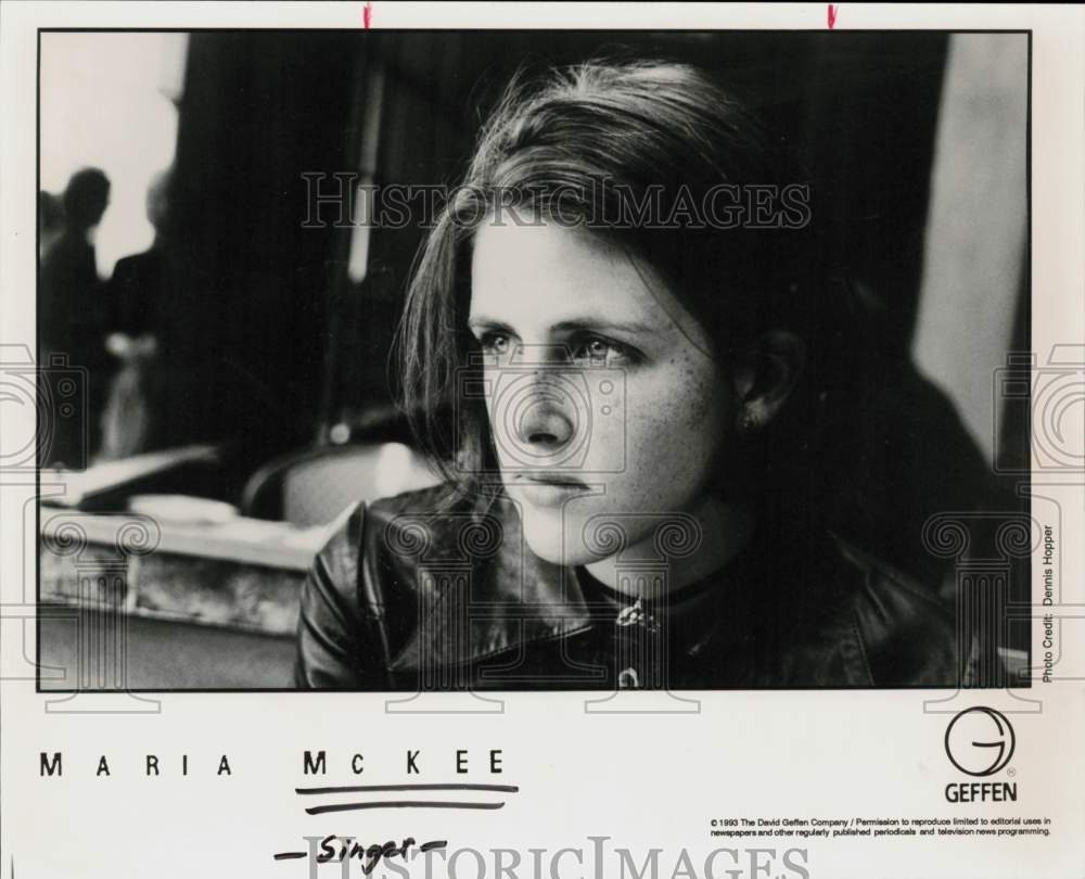 1993 Press Photo Singer Maria McKee - hcq44999- Historic Images