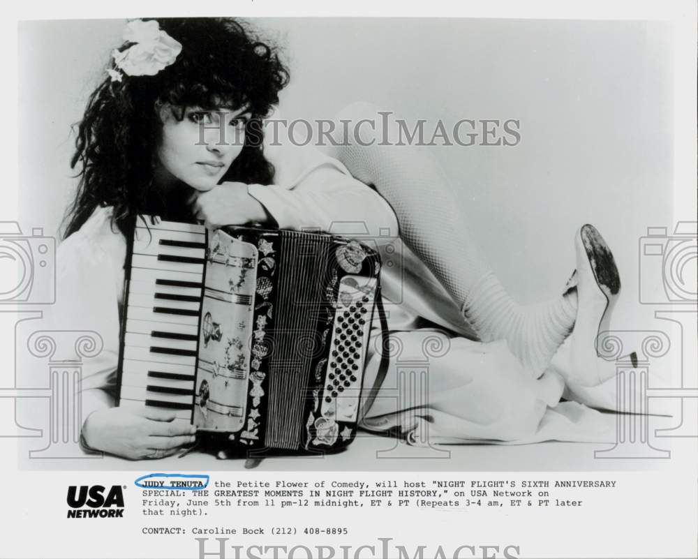 1988 Press Photo Comedian Judy Tenuta - hcq45019- Historic Images