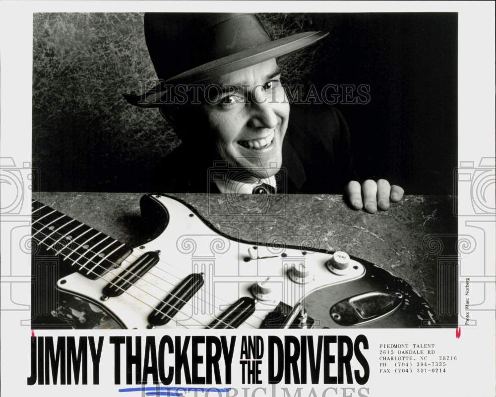 1992 Press Photo Singer Jim Thackery and The Drivers - hcq45021- Historic Images