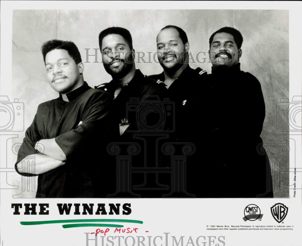 1990 Press Photo The Winans, Music Group - hcq45025- Historic Images