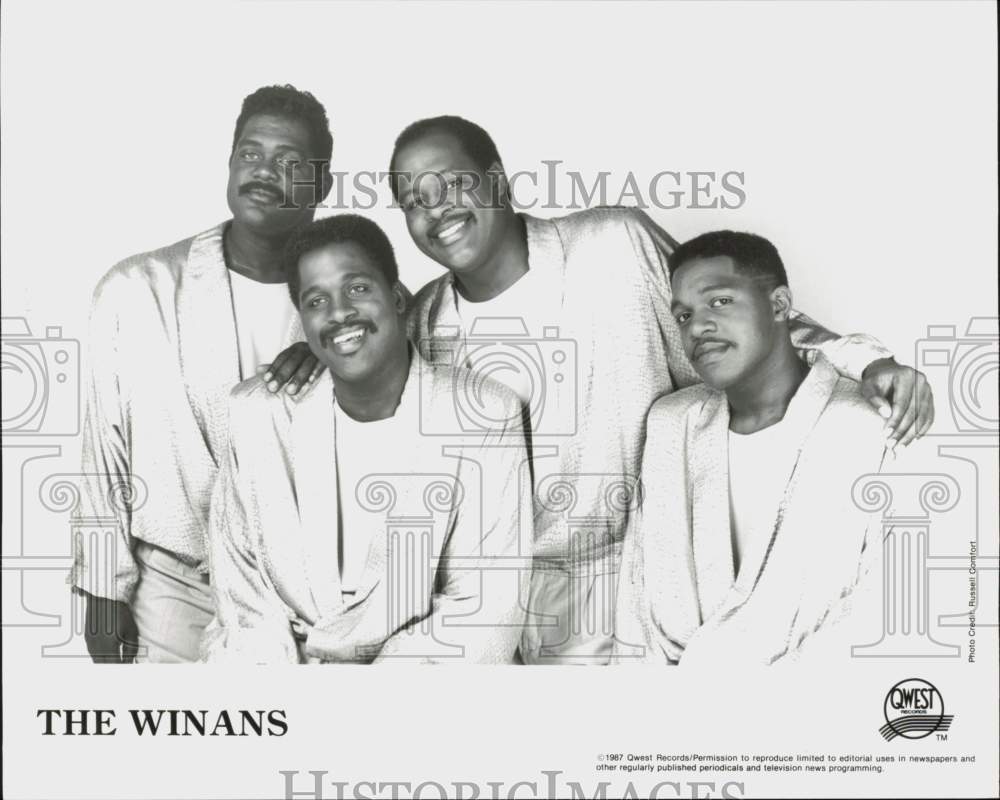 1987 Press Photo The Winans, Music Group - hcq45026- Historic Images