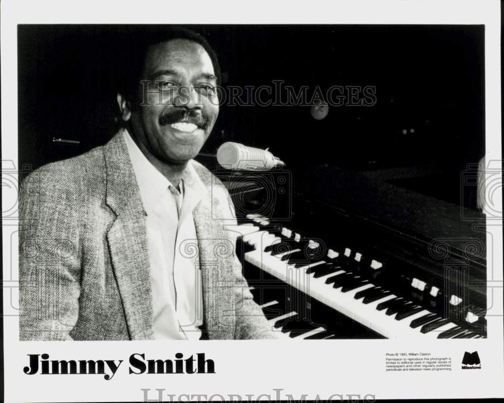 1993 Press Photo Musician Jimmy Smith - hcq45053- Historic Images