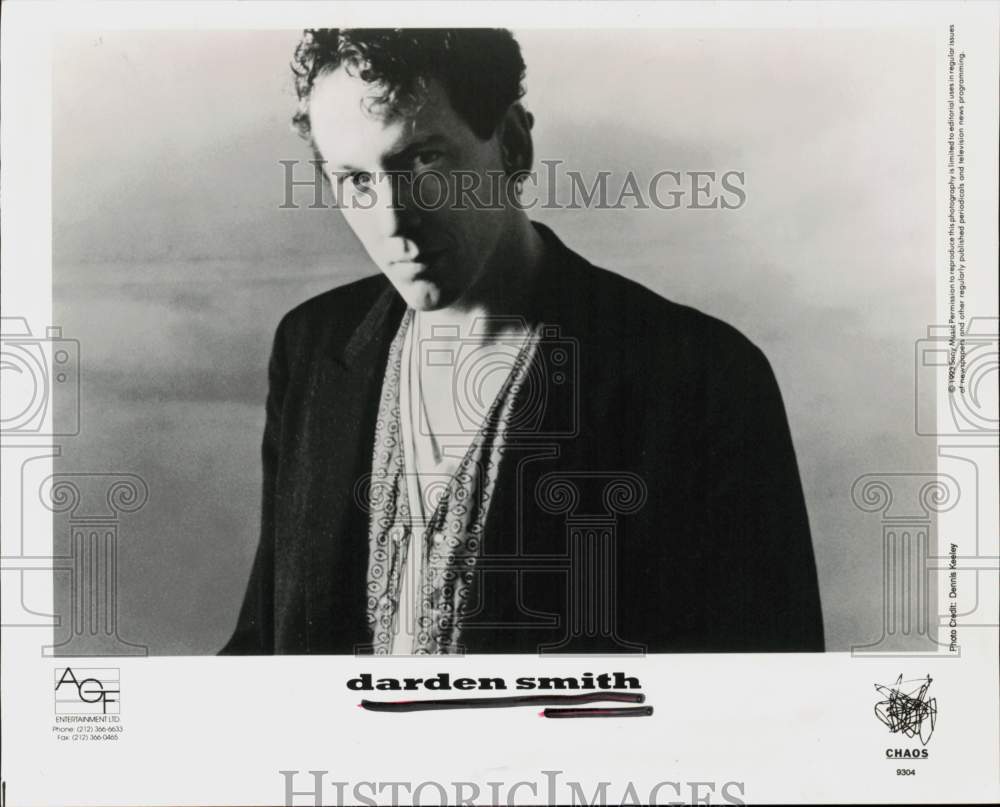 1993 Press Photo Singer Darden Smith - hcq45055- Historic Images