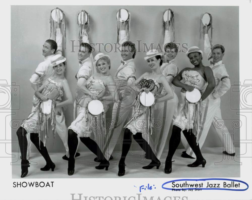 1991 Press Photo Southwest Jazz Ballet, &quot;Showboat&quot; - hcq45110- Historic Images