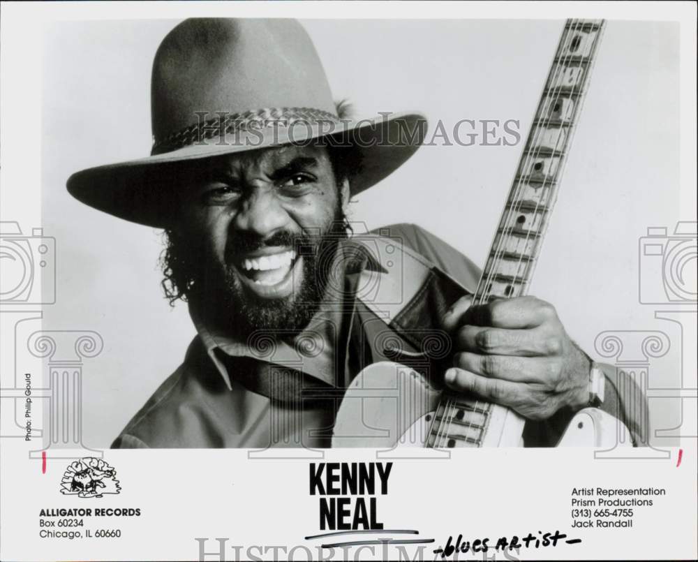 1989 Press Photo Kenny Neal, Blues Musician - hcq45118- Historic Images