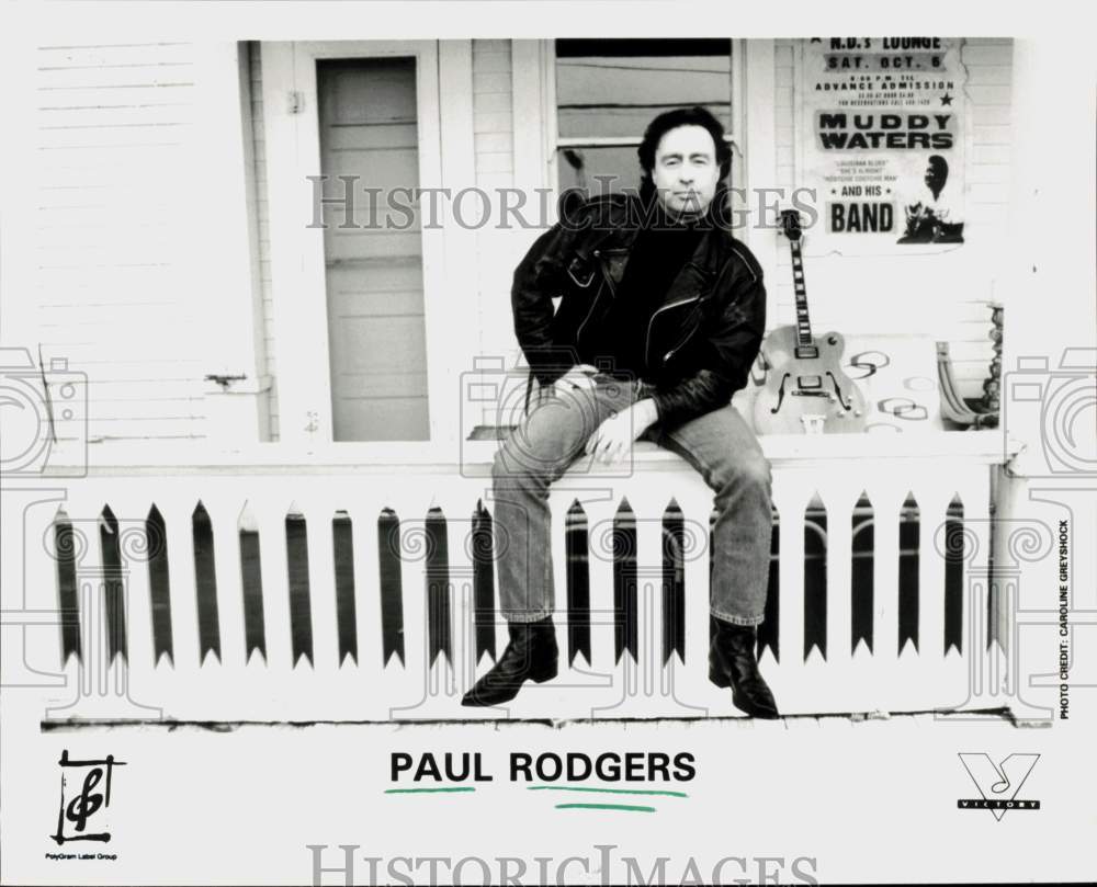 1993 Press Photo Musician Paul Rodgers - hcq45128- Historic Images