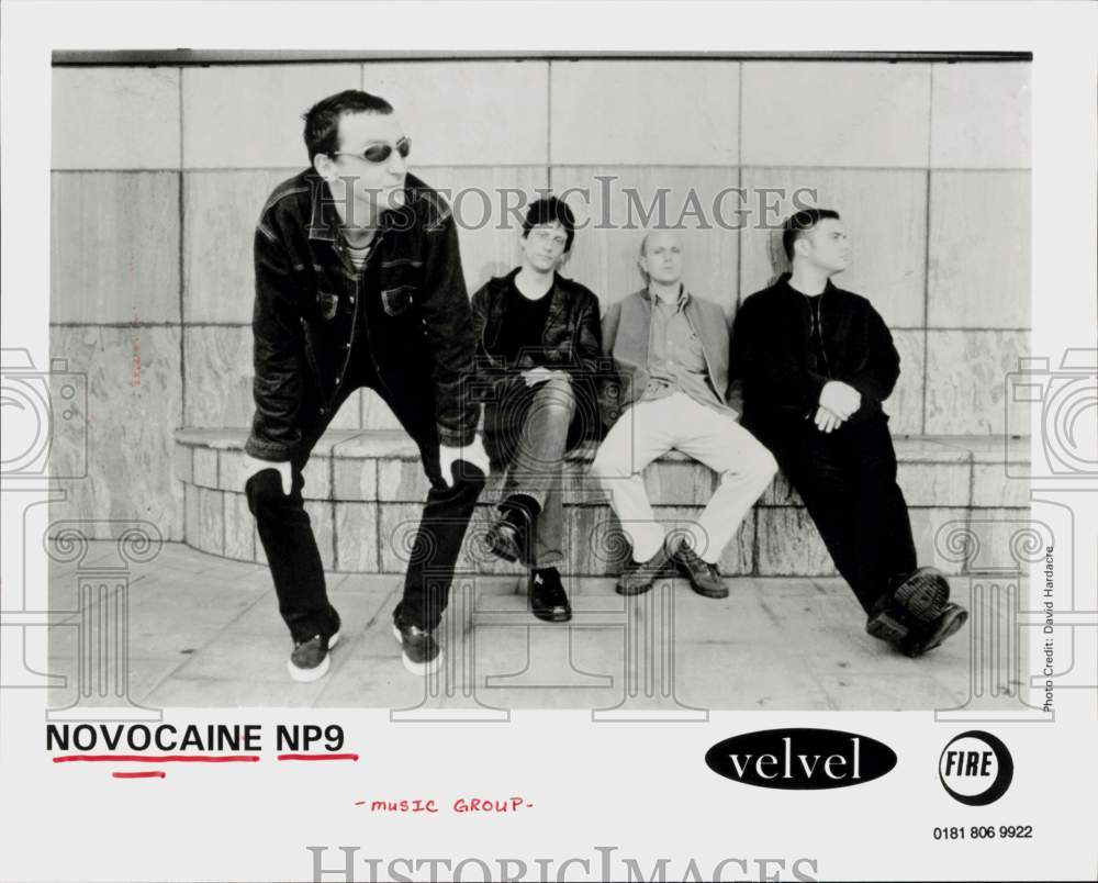 1997 Press Photo Novocaine NP9, Music Group - hcq45138- Historic Images