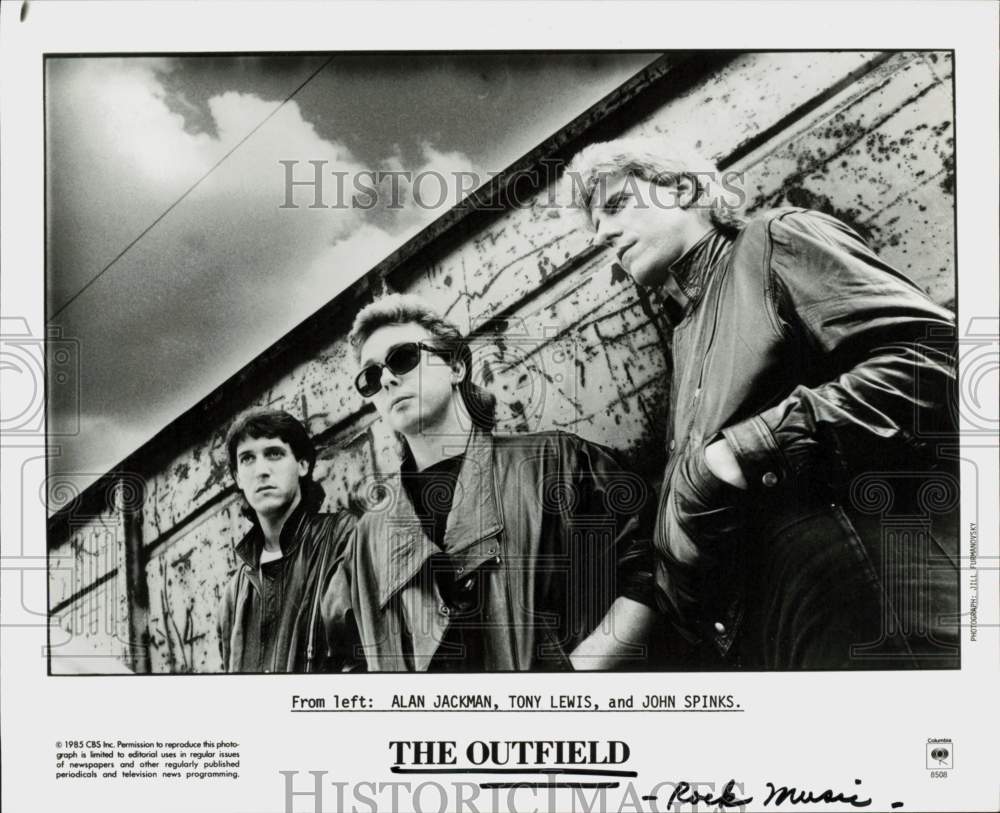 1985 Press Photo The Outfield, Music Group - hcq45164- Historic Images