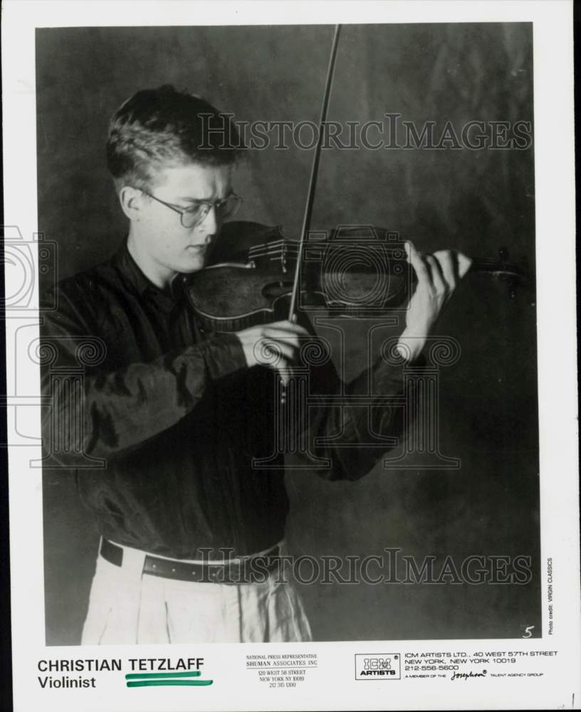 1994 Press Photo Christian Tetzlaff, Violinist - hcq45189- Historic Images