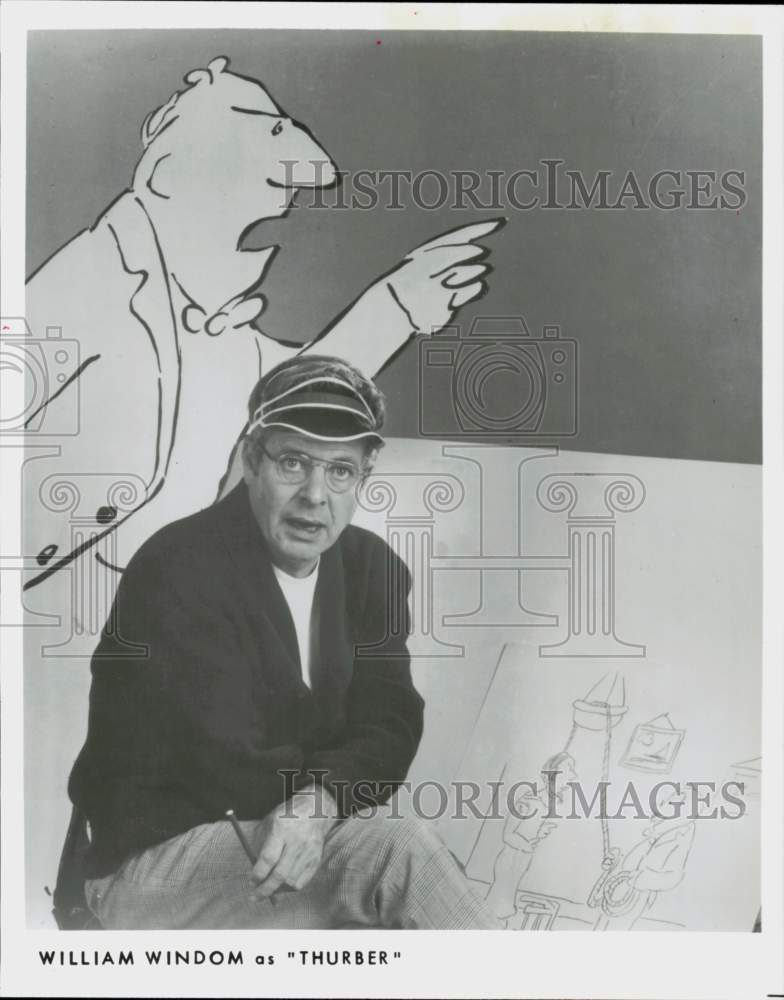 1984 Press Photo William Windom as &quot;Thurber&quot; - hcq45208- Historic Images