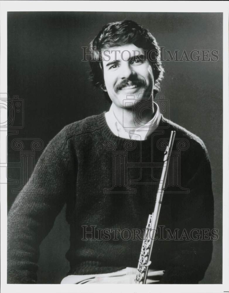 1986 Press Photo Flutist Ransom Wilson - hcq45211- Historic Images