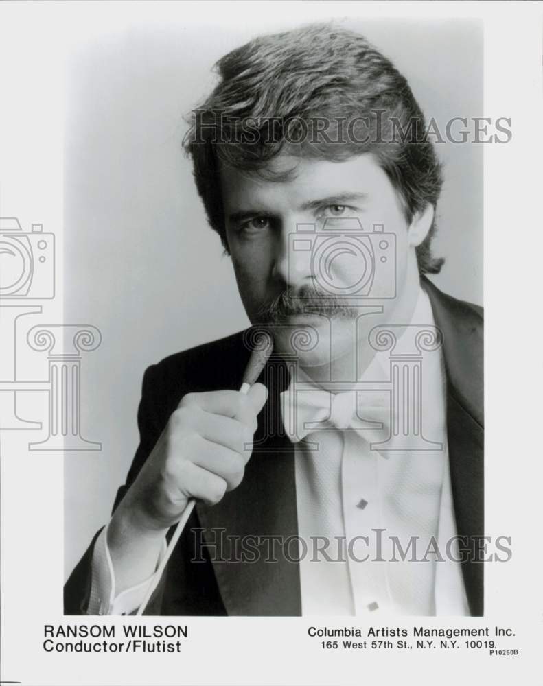 1988 Press Photo Ransom Wilson, Conductor/Flutist - hcq45212- Historic Images