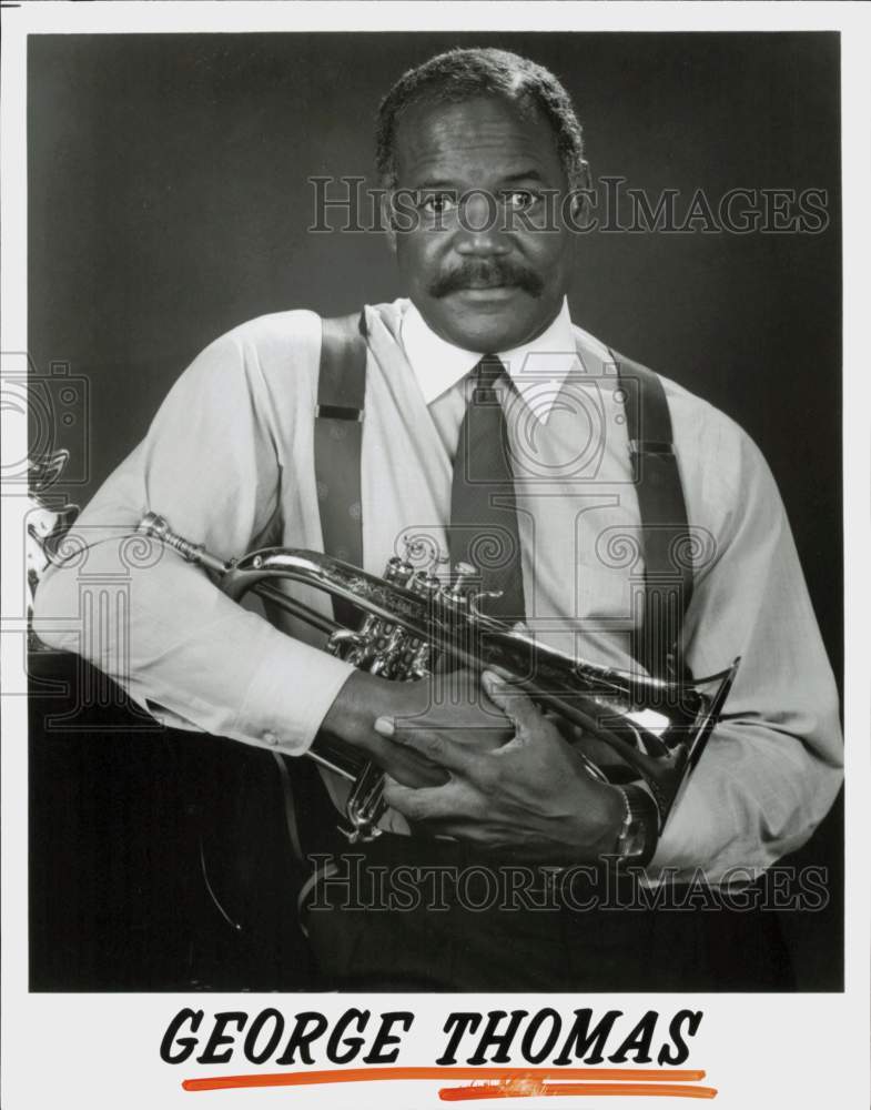 1989 Press Photo Musician George Thomas - hcq45224- Historic Images