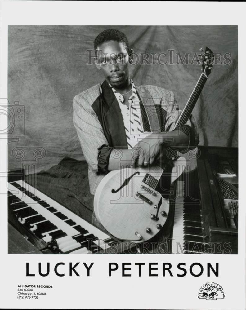 1991 Press Photo Musician Lucky Peterson - hcq45236- Historic Images