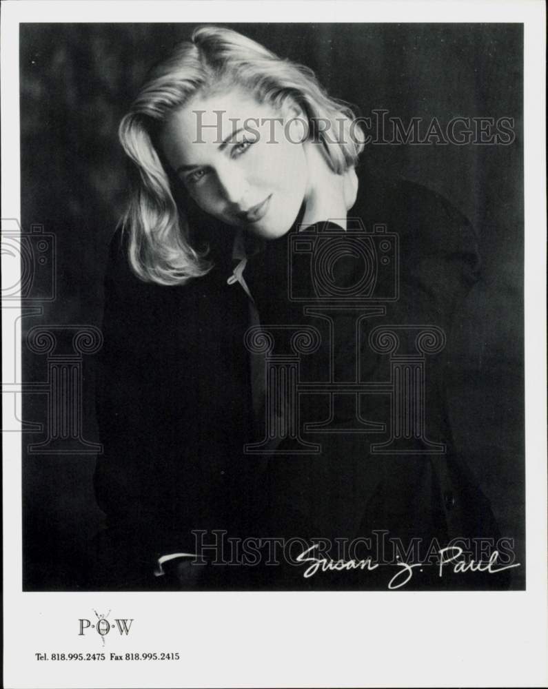 1991 Press Photo Entertainer Susan J. Paul - hcq45249- Historic Images