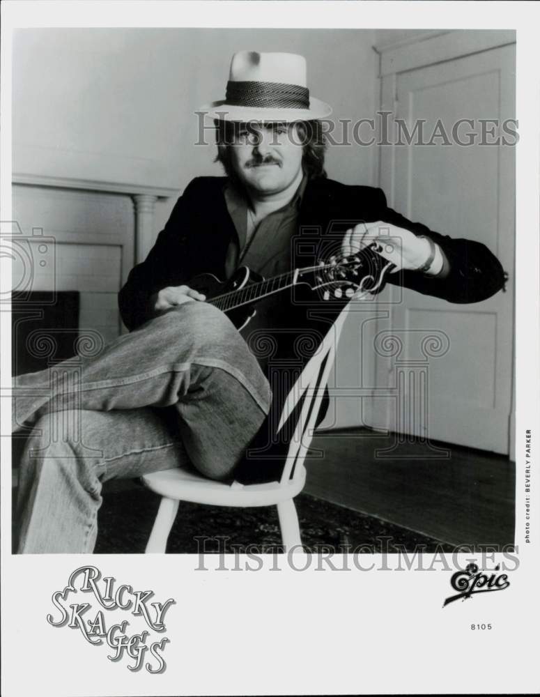 1981 Press Photo Country Singer/Musician Ricky Skaggs - hcq45261- Historic Images