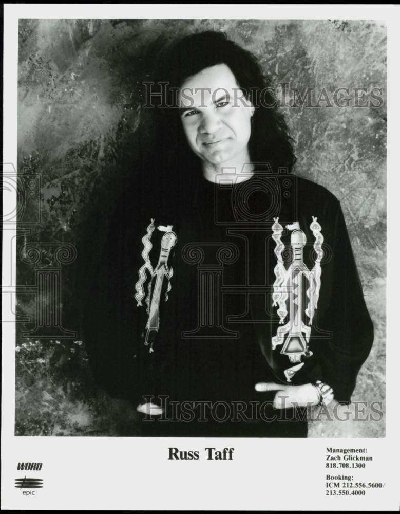 1991 Press Photo Entertainer Russ Taff - hcq45279- Historic Images