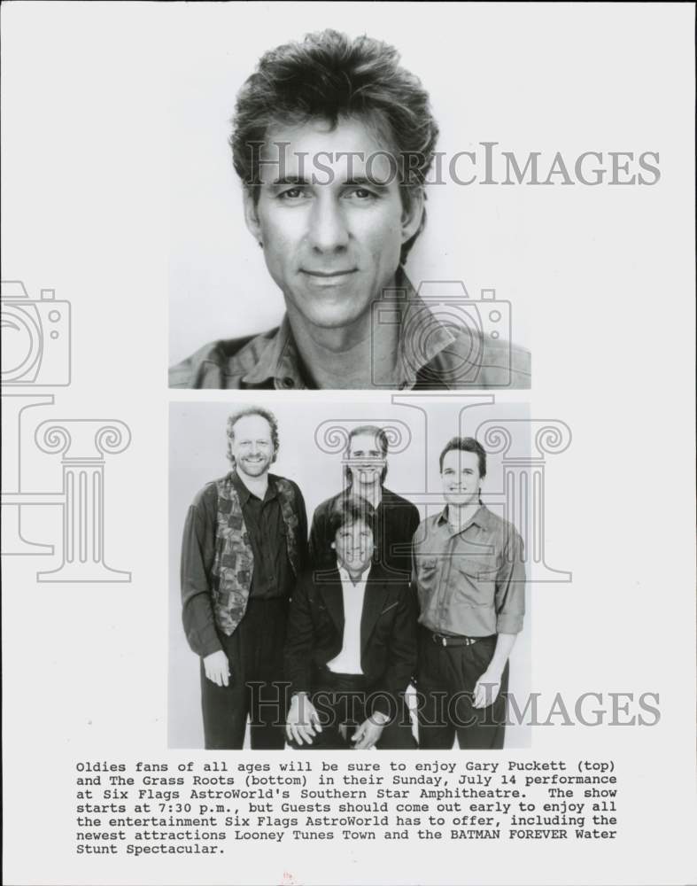 1996 Press Photo Gary Puckett &amp; The Grass Roots - hcq45314- Historic Images