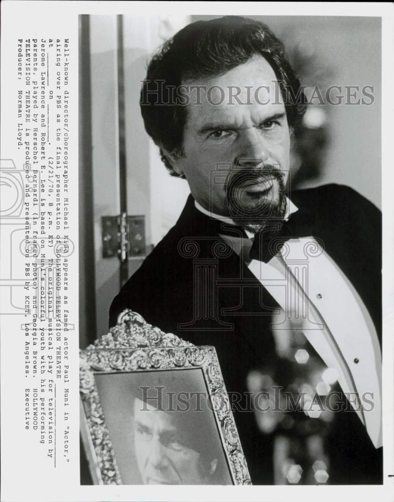 1978 Press Photo Herschel Bernardi in "Hollywood Television Theatre: Actor"- Historic Images