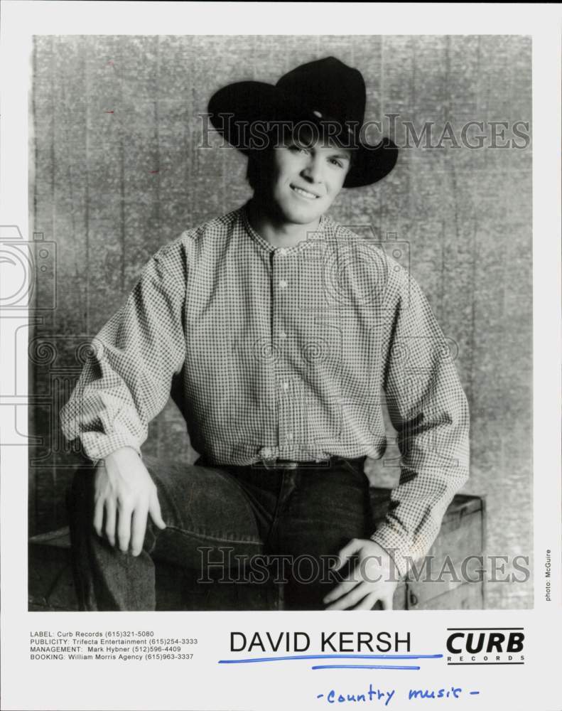 1996 Press Photo David Kersh, Country Musician - hcq45319- Historic Images