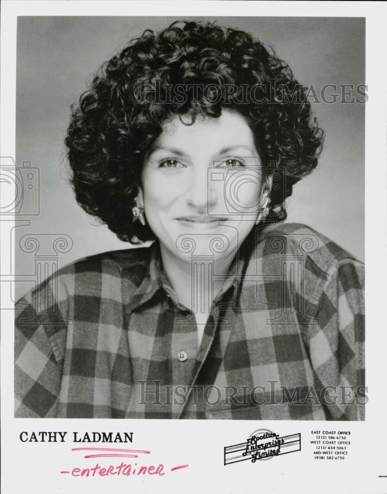 1989 Press Photo Entertainer Cathy Ladman - hcq45333- Historic Images