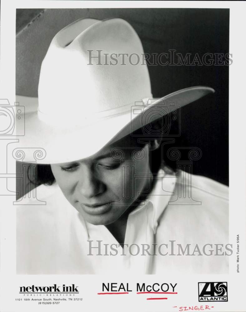 1996 Press Photo Singer Neal McCoy - hcq45342- Historic Images