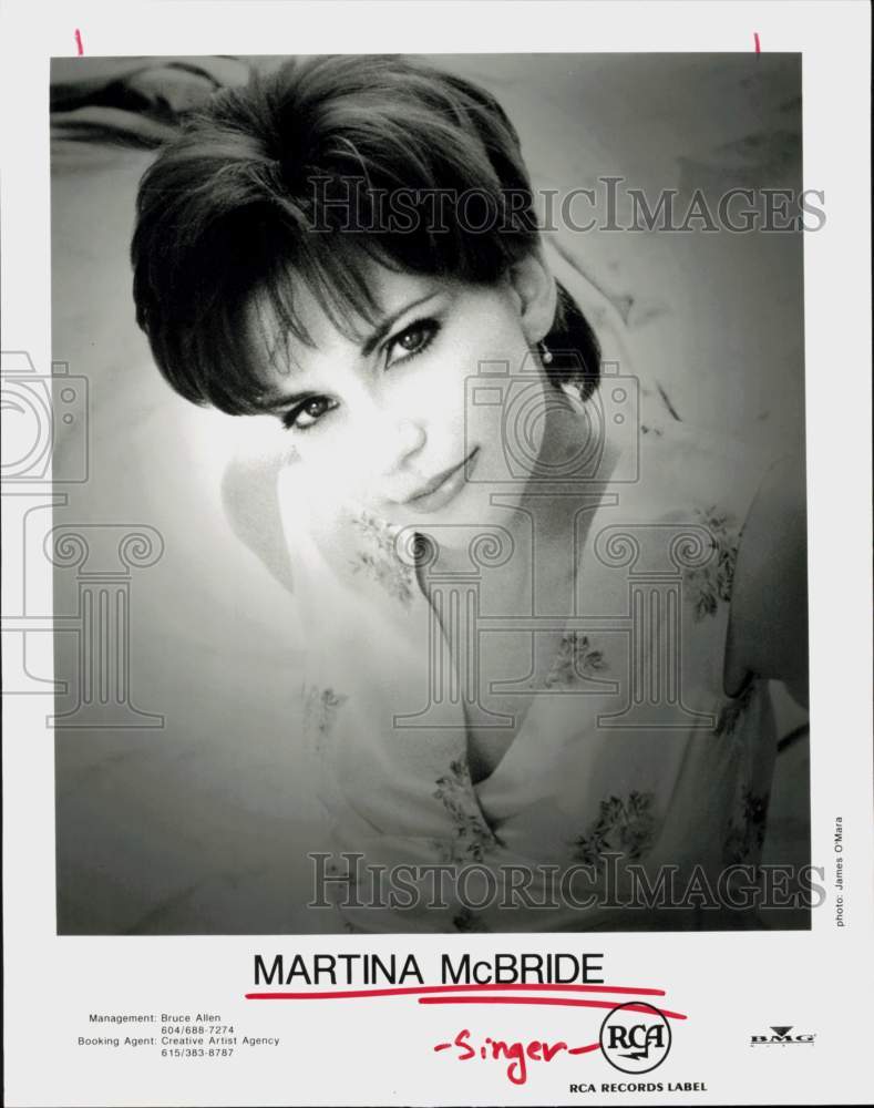 1995 Press Photo Singer Martina McBride - hcq45351- Historic Images