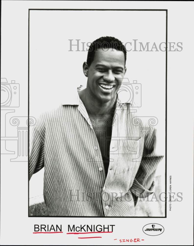 1997 Press Photo Singer Brian McKnight - hcq45360- Historic Images