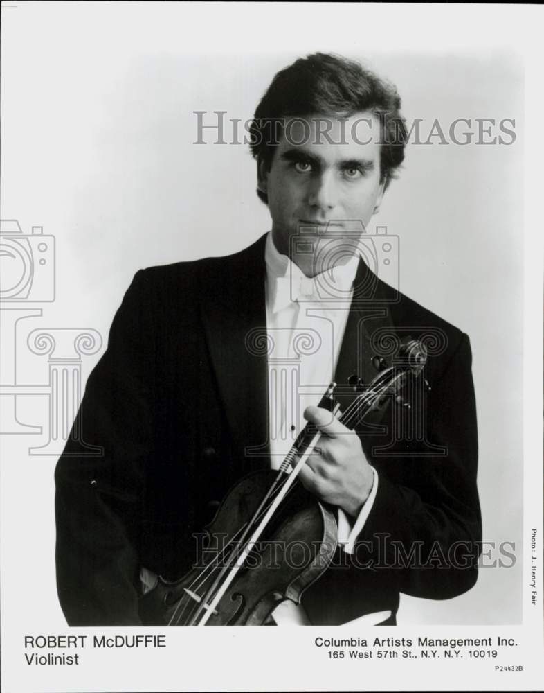 1990 Press Photo Violinist Robert McDuffie - hcq45366- Historic Images