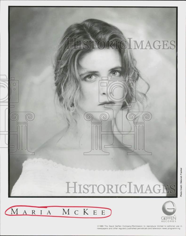 1989 Press Photo Singer Maria McKee - hcq45377- Historic Images