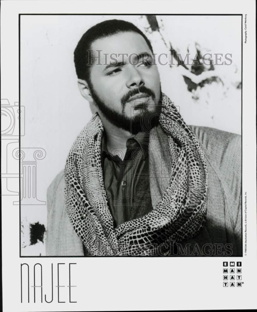 1988 Press Photo Musician Najee - hcq45393- Historic Images