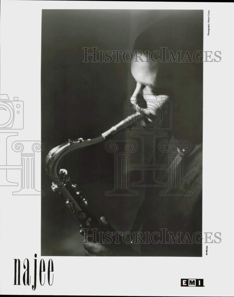 1990 Press Photo Musician Najee - hcq45394- Historic Images