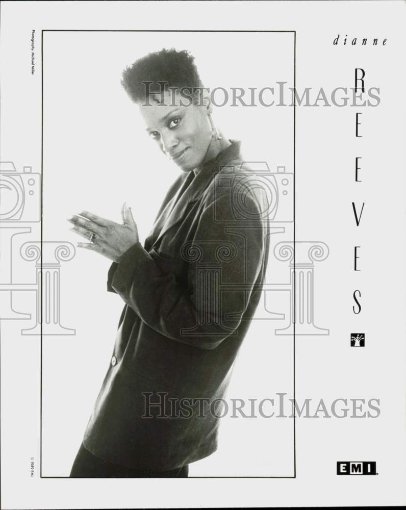 1989 Press Photo Entertainer Dianne Reeves - hcq45395- Historic Images