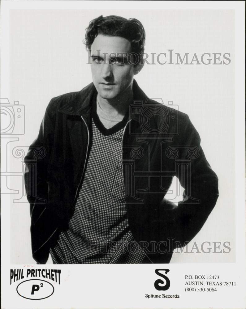 1997 Press Photo Entertainer Phil Pritchett - hcq45396- Historic Images