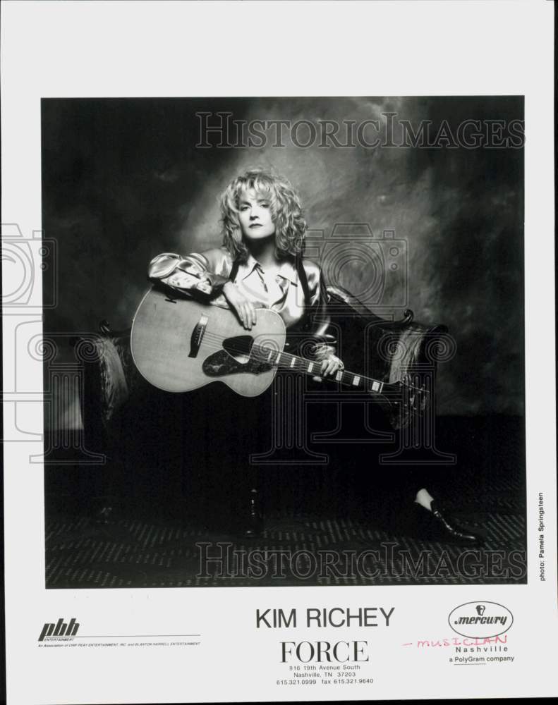 1996 Press Photo Musician Kim Richey - hcq45404- Historic Images