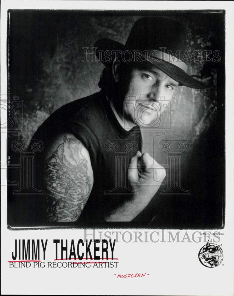 Press Photo Musician Jimmy Thackery - hcq45435- Historic Images