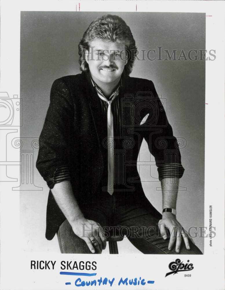 1985 Press Photo Ricky Skaggs, Country Music - hcq45437- Historic Images