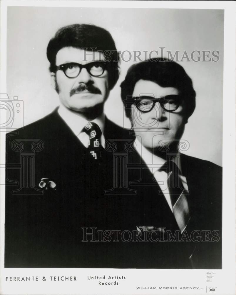 1976 Press Photo Pianists Ferrante &amp; Teicher - hcq45449- Historic Images