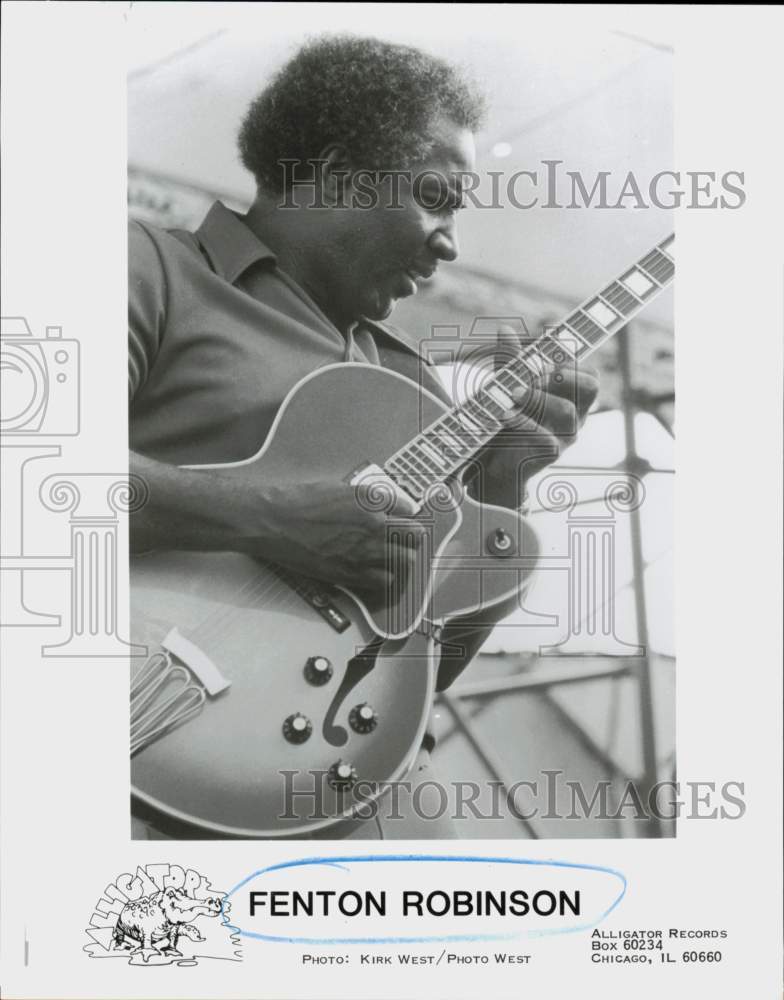 1988 Press Photo Musician Fenton Robinson - hcq45463- Historic Images