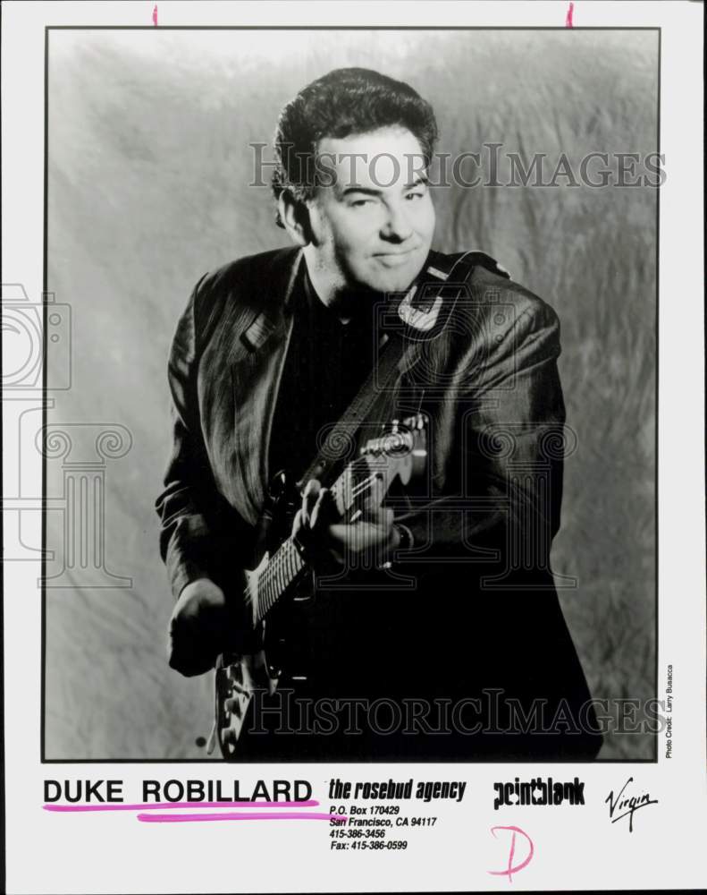 1995 Press Photo Musician Duke Robillard - hcq45470- Historic Images