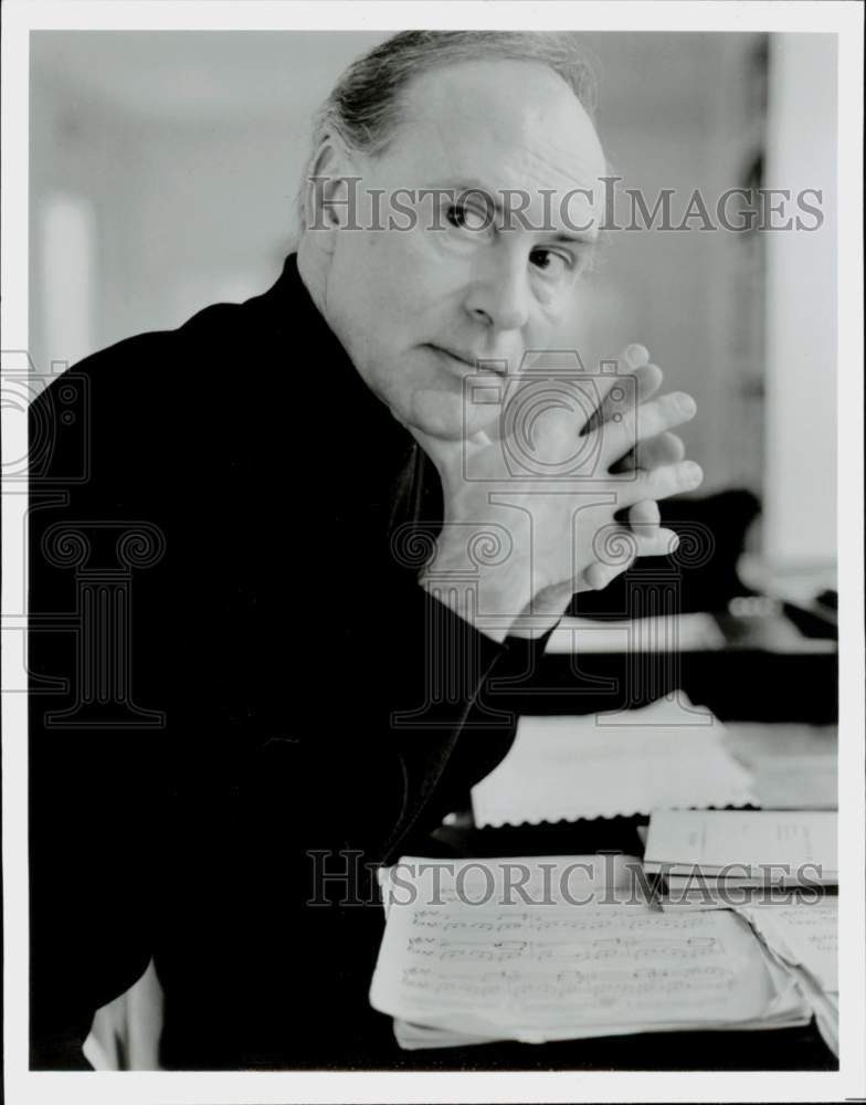 1992 Press Photo Christoph Eschenbach, Music Director, Houston Symphony- Historic Images