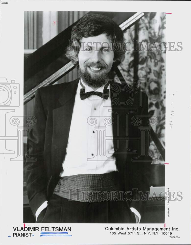 1989 Press Photo Pianist Vladimir Feltsman - hcq45493- Historic Images