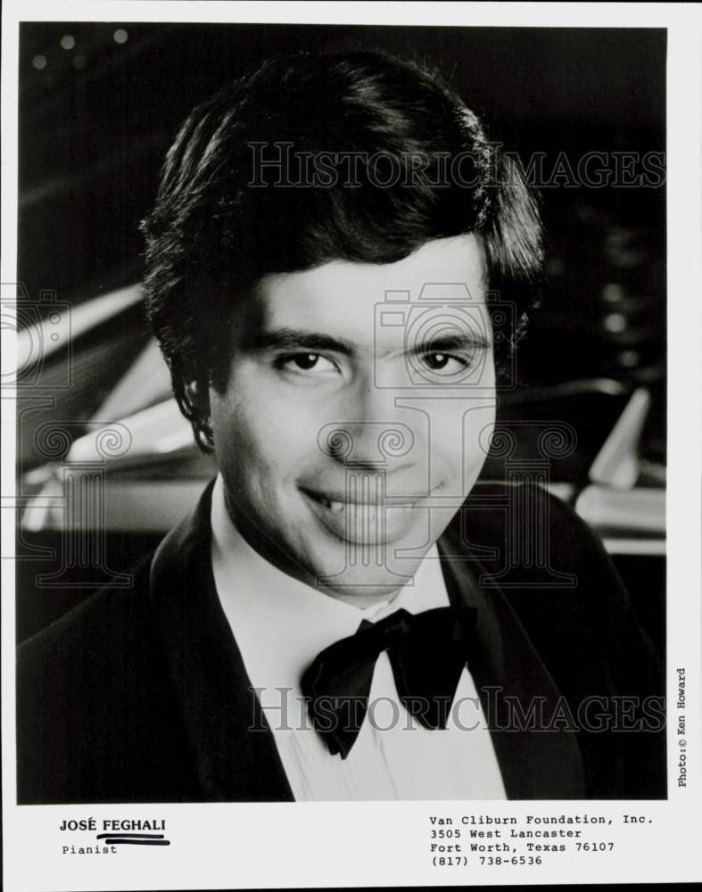 1986 Press Photo JosÃƒÂ© Feghali, Pianist - hcq45501- Historic Images