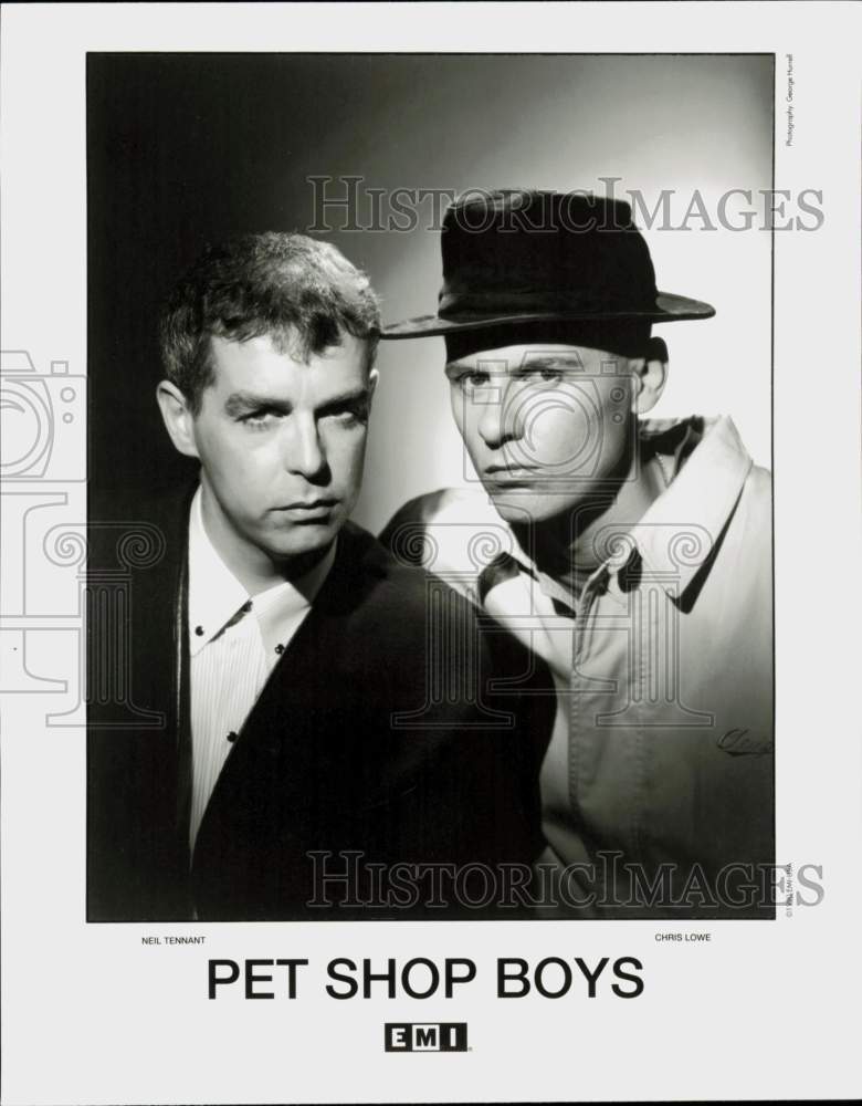 1990 Press Photo Pet Shop Boys, Music Group - Neil Tennant, Chris Lowe- Historic Images