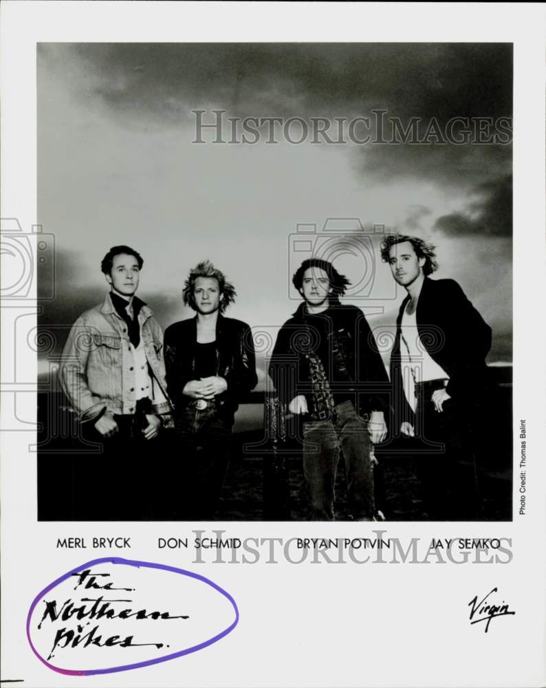 1988 Press Photo The Northern Pikes, Music Group - hcq45516- Historic Images