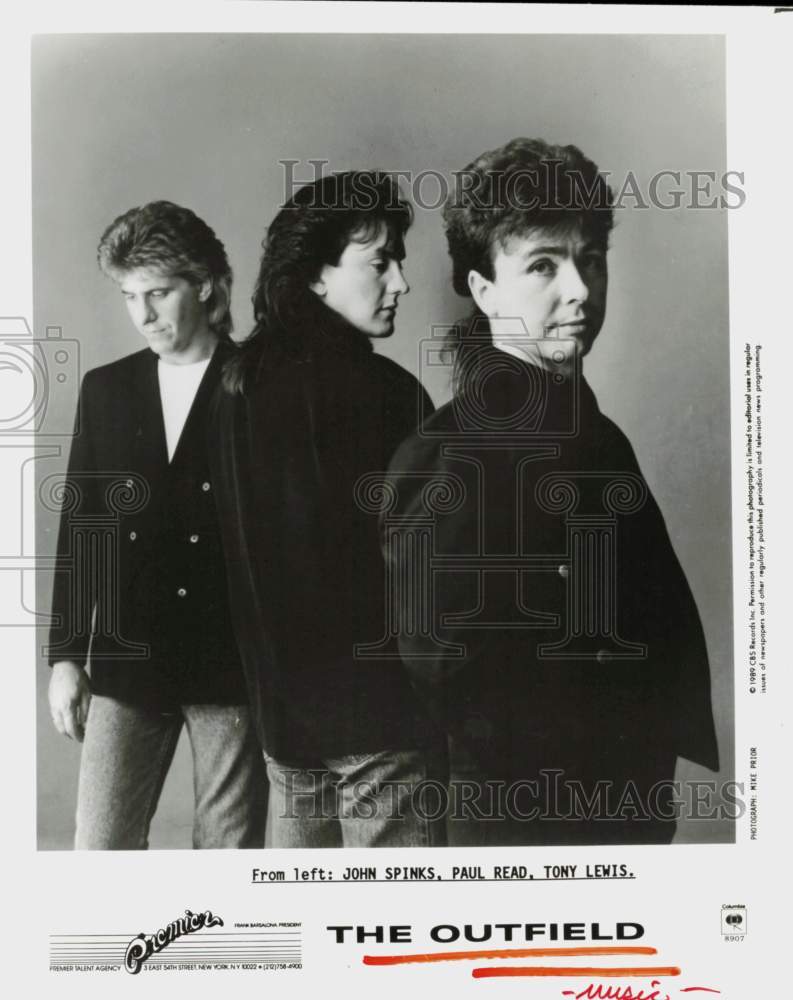 1989 Press Photo The Outfield, Music Group - hcq45534- Historic Images