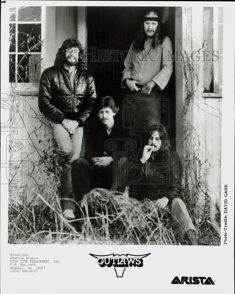 1982 Press Photo Outlaws, Pop Music Group - hcq45543- Historic Images