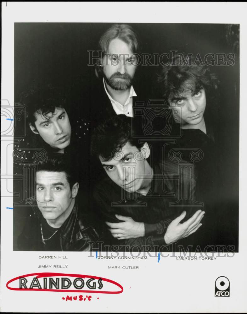 1990 Press Photo Raindogs, Music Group - hcq45561- Historic Images